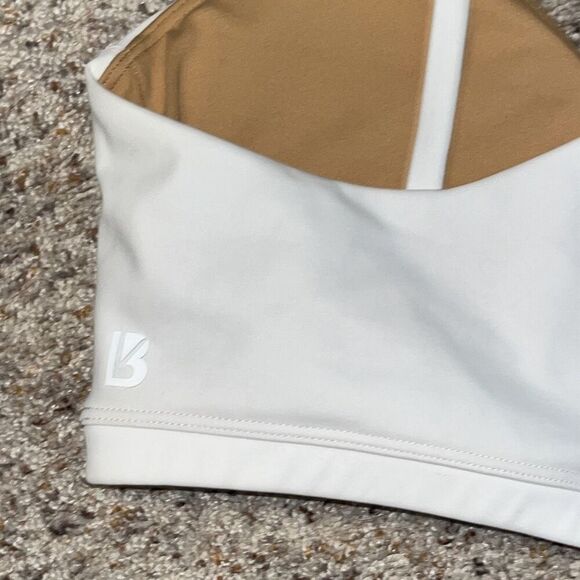 Buffbunny White Airbrush Laser Sports Bra Large - Picture 5 of 7